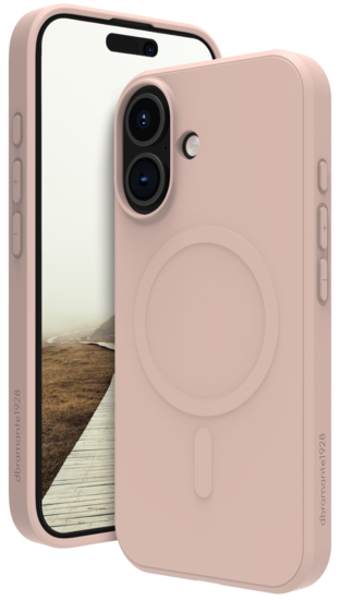 dbramante1928 Greenland MagSafe iPhone 16 Plus hoesje roze