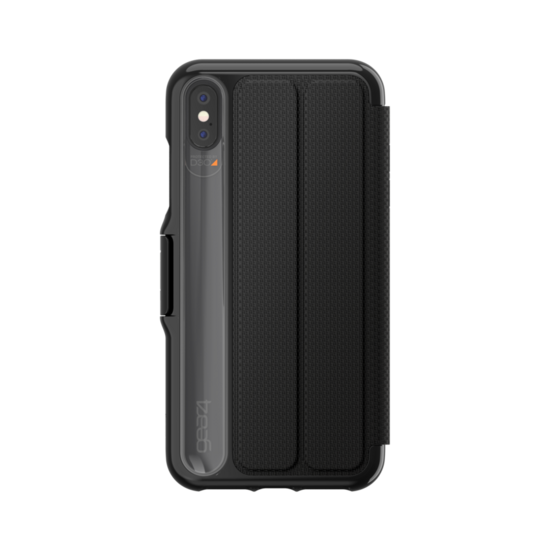 Gear4 Oxford iPhone XS Max Wallet hoesje Zwart