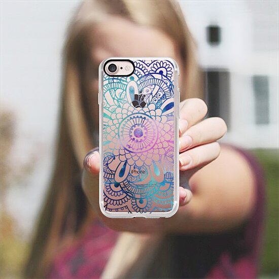 Casetify Galaxy Mandala iPhone 7 hoesje