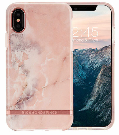 Richmond Finch Marble iPhone X hoesje Rose