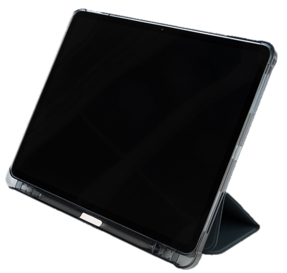 Tucano Satin Folio iPad Pro 13 inch hoesje donkerblauw