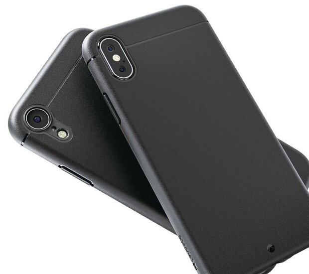 Caudabe Synthesis iPhone XS hoesje Zwart