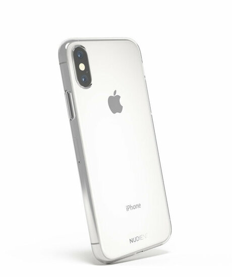 Nudient Thin Case Glossy iPhone XS hoesje Doorzichtig