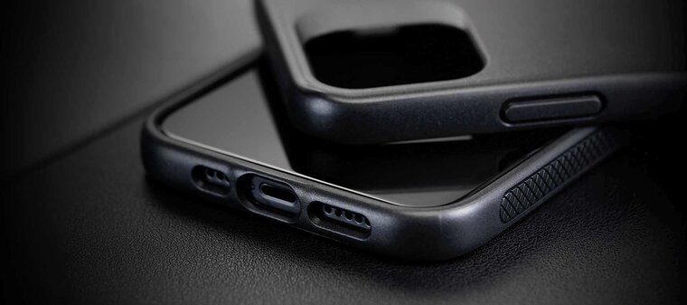 Caudabe Synthesis iPhone 12 Pro / iPhone 12 Pro hoesje Zwart