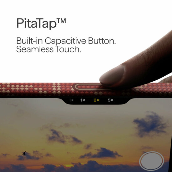 Pitaka Ultra Slim MagSafe iPhone 17 Pro hoesje gold red