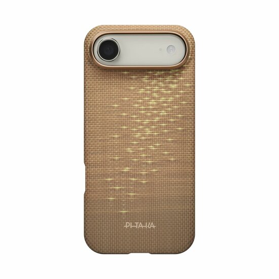 Pitaka Ultra Slim MagSafe iPhone Air hoesje golden tint
