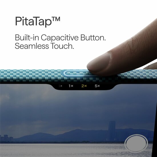 Pitaka Ultra Slim MagSafe iPhone 17 Pro hoesje lucid blue