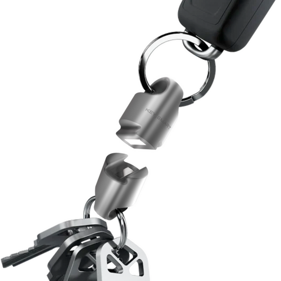 KeySmart MagConnect Pro sleutelhouder titanium
