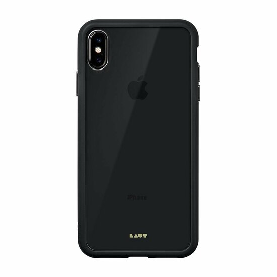 LAUT Accents Glass iPhone Xs Max hoesje Zwart