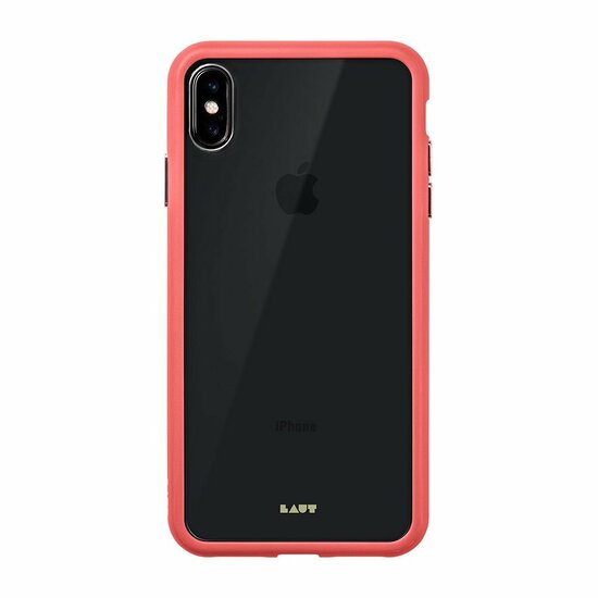 LAUT Accents Glass iPhone Xs Max hoesje Roze