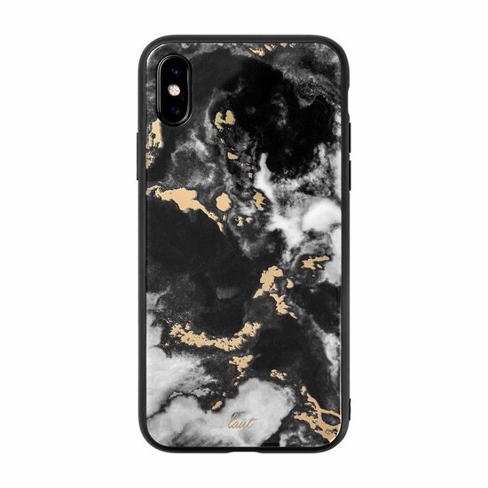 LAUT Mineral Glass iPhone Xs Max hoesje Zwart