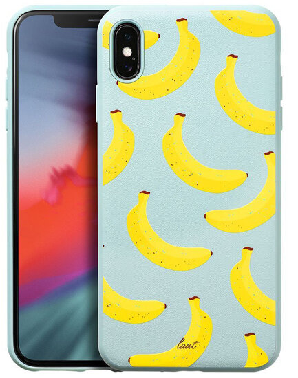 LAUT Tutti Frutti  iPhone Xs Max hoesje Banaan