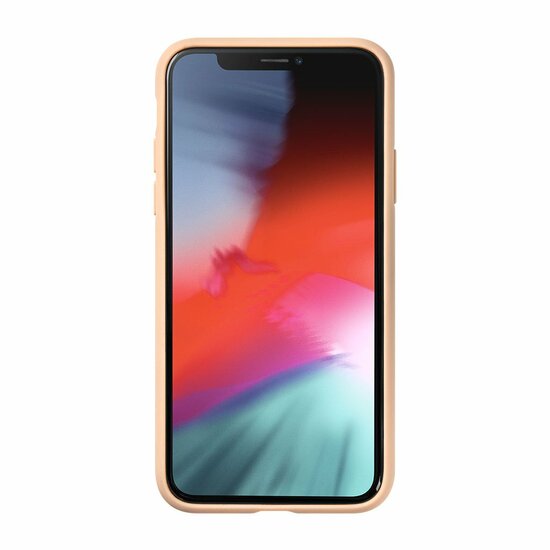 LAUT Pinnacle Wood iPhone XS hoesje Licht Bruin