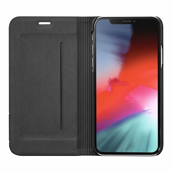 LAUT Prestige Folio iPhone XS hoesje Zwart