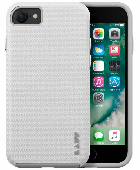 LAUT Shield iPhone 8 hoesje Wit