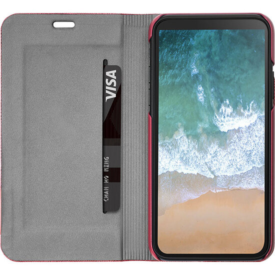 LAUT Apex Folio iPhone X hoesje Rood