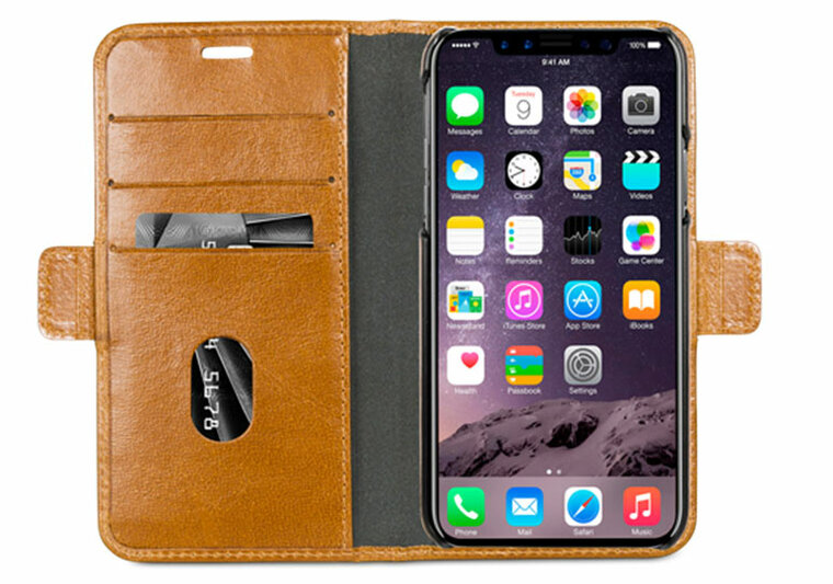 dbramante1928 Lynge iPhone X hoes Tan