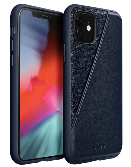 LAUT Inflight Card iPhone 11 hoesje Blauw