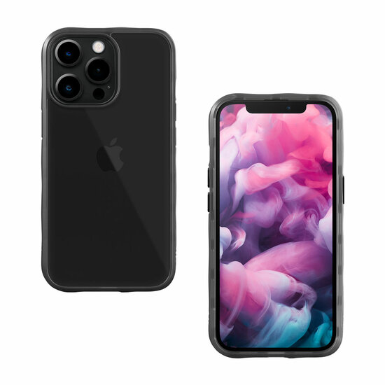 LAUT Crystal Matter Tinted iPhone 13 Pro Max hoesje Zwart