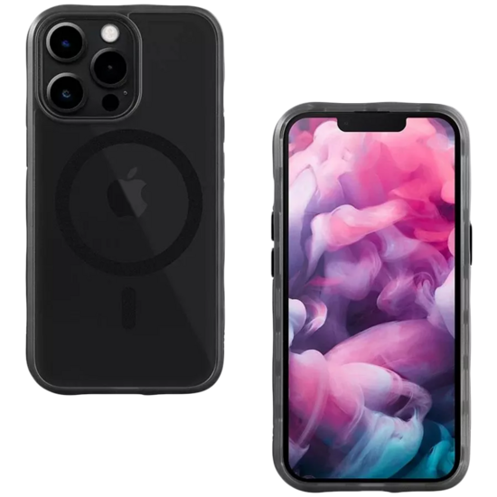LAUT Crystal Matter MagSafe iPhone 13 Pro Max hoesje Zwart