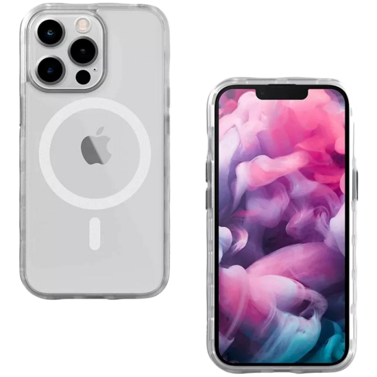 LAUT Crystal Matter MagSafe iPhone 13 Pro Max hoesje Transparant