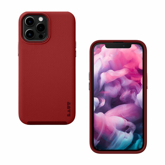 LAUT Shield iPhone 13 Pro Max hoesje Rood
