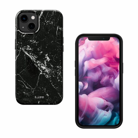 LAUT Huex Elements iPhone 13 hoesje Zwart