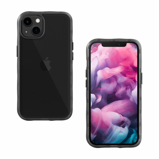 LAUT Crystal Matter Tinted iPhone 13 hoesje Zwart