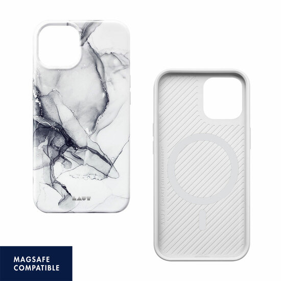 LAUT Huex Ink MagSafe iPhone 13 hoesje Wit