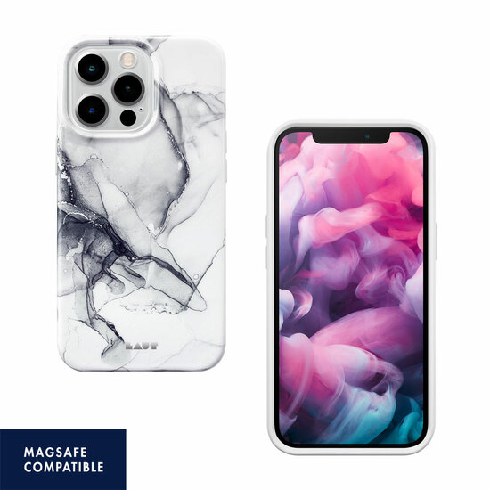 LAUT Huex Ink MagSafe iPhone 13 Pro hoesje Wit