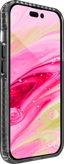 LAUT Huex Crystal iPhone 14 Pro hoesje zwart 