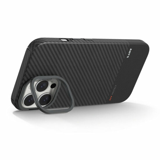 LAUT Kev Protect iPhone 16 hoesje zwart
