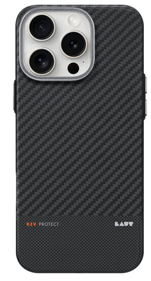 LAUT Kev Protect iPhone 16 Pro hoesje zwart