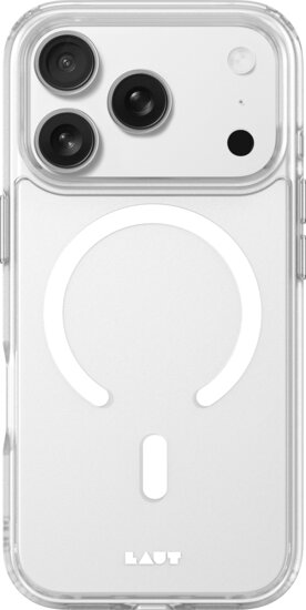LAUT Crystal M MagSafe iPhone 17 Pro hoesje doorzichtig