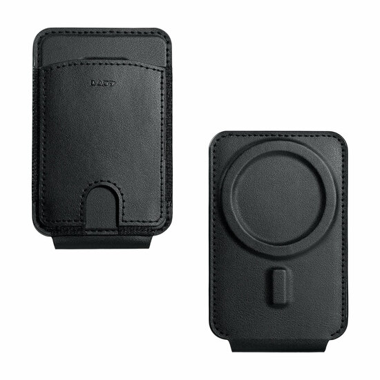 LAUT MagAdd MagSafe wallet met stand portemonnee hoesje zwart
