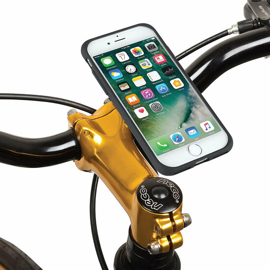 Tigra FitClic MountCase iPhone 8 Plus / iPhone 7 Plus hoesje Zwart