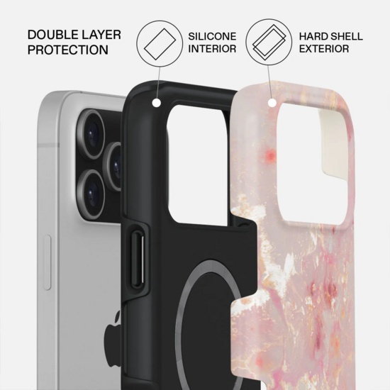 Burga Tough MagSafe iPhone 17 Pro Max hoesje golden coral