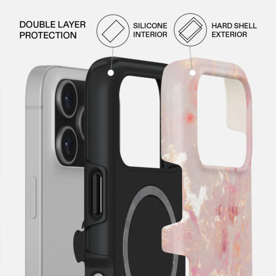 Burga Tough MagSafe iPhone 17 Pro hoesje golden coral