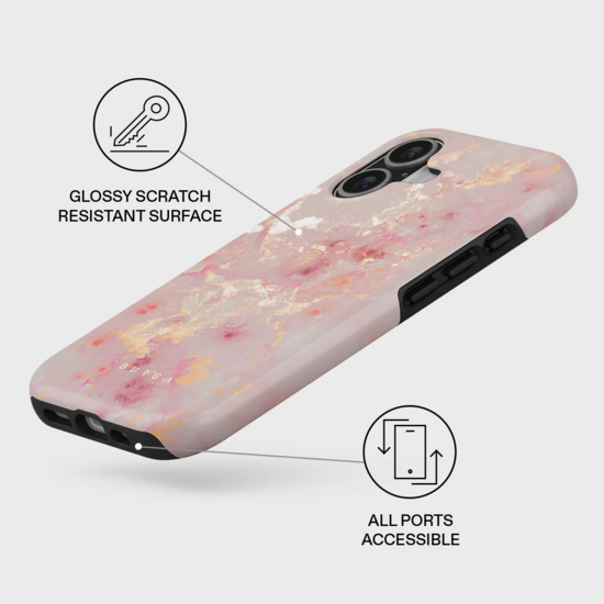 Burga Tough MagSafe iPhone 17 hoesje golden coral