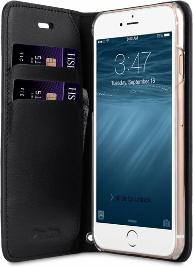 Melkco Cocktail iPhone SE 2022 / 2020 / 8 hoesje Zwart