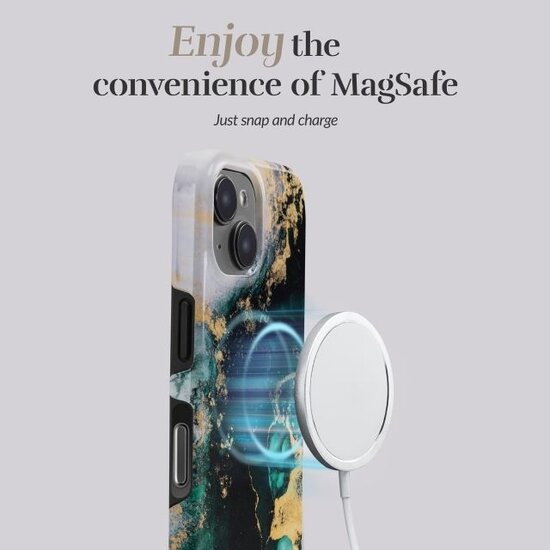 MIO MagSafe iPhone 16 Pro Max hoesje Green Marble