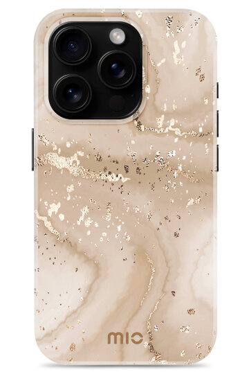 MIO MagSafe iPhone 16 Pro hoesje Gold Marble