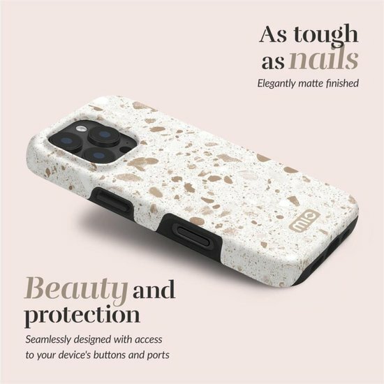 MIO MagSafe iPhone 16 Pro Max hoesje Terrazzo