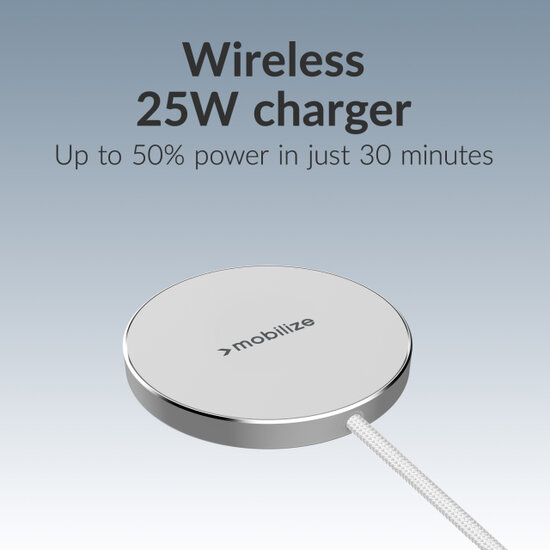 Mobilize MagSafe Qi2.2 25 watt oplader