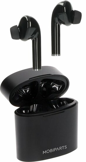 Mobiparts Wireless Earbuds ll oordopjes Zwart