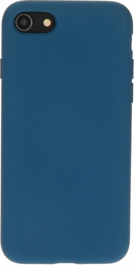Mobiparts Silicone iPhone SE 2022 / 2020 / 8&nbsp;hoesje Blauw