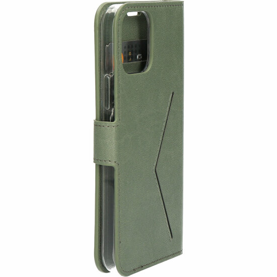 Mobiparts Classic&nbsp;Wallet iPhone 12 Pro Max hoesje Groen