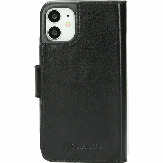 Mobiparts Excellent Wallet iPhone 12 mini hoesje Zwart