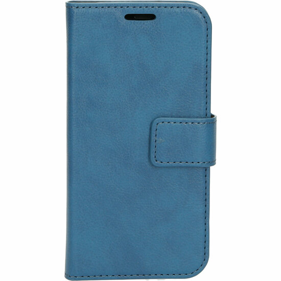 Mobiparts Classic Wallet iPhone 12 mini hoesje Blauw