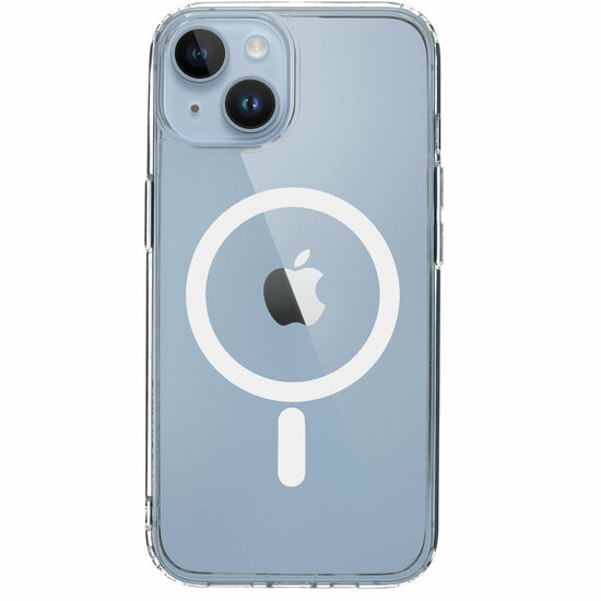 Mobiparts MagSafe iPhone 14 Plus hoesje transparant